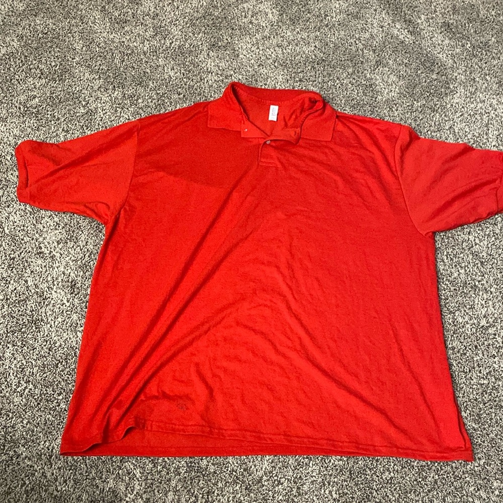 NWOT Men’s red polo t shirt
